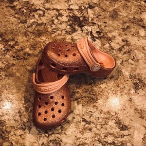 Glitter Kids Crocs